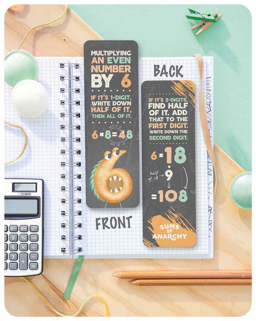 Maths Tricks Bookmarks – Sums of Anarchy